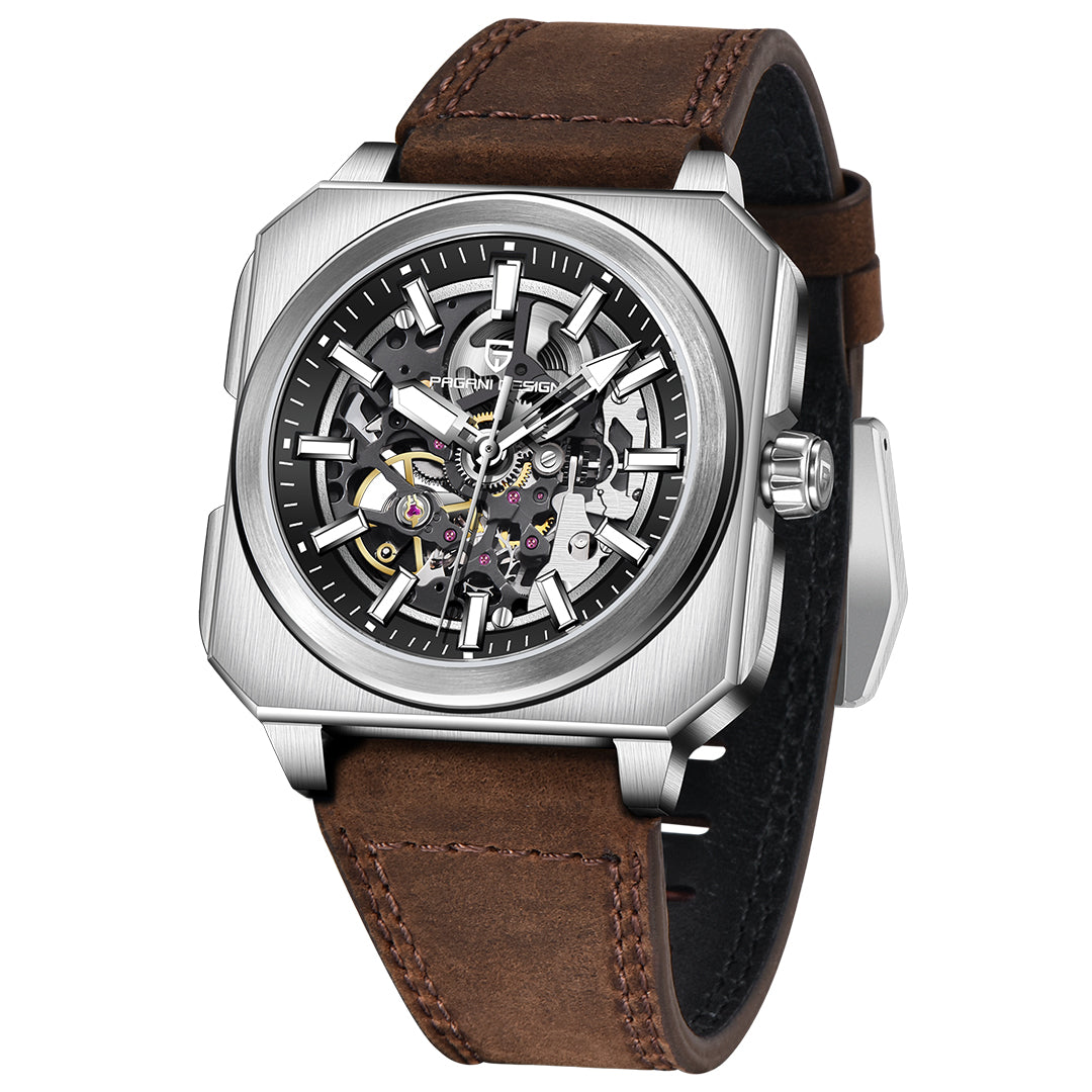PAGANI DESIGN PD-1791 Skeleton Automatic Square 42mm - variant