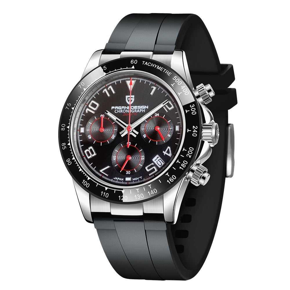 PAGANI DESIGN PD-1687 Chronograph Ceramic Bezel VK63