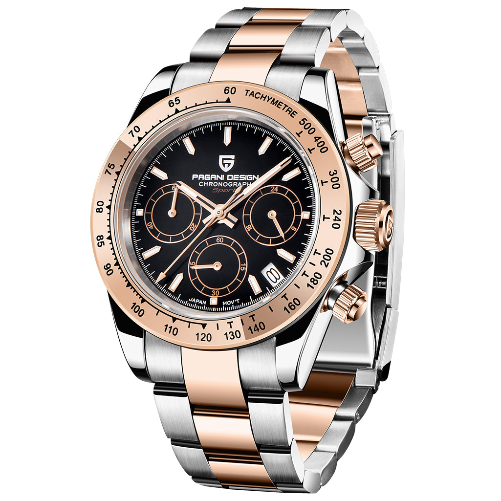 PAGANI DESIGN PD-1644 Chronograph Rose Gold VK63 - variant