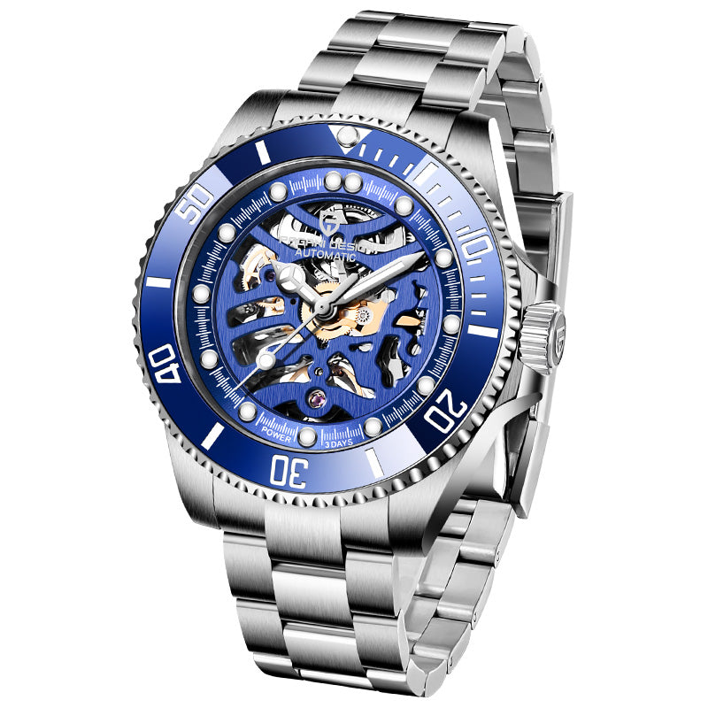 PAGANI DESIGN Skeleton Automatic Ceramic Bezel - variant