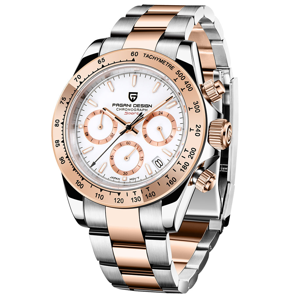 PAGANI DESIGN PD-1644 Chronograph Ceramic Bezel VK63 - variant