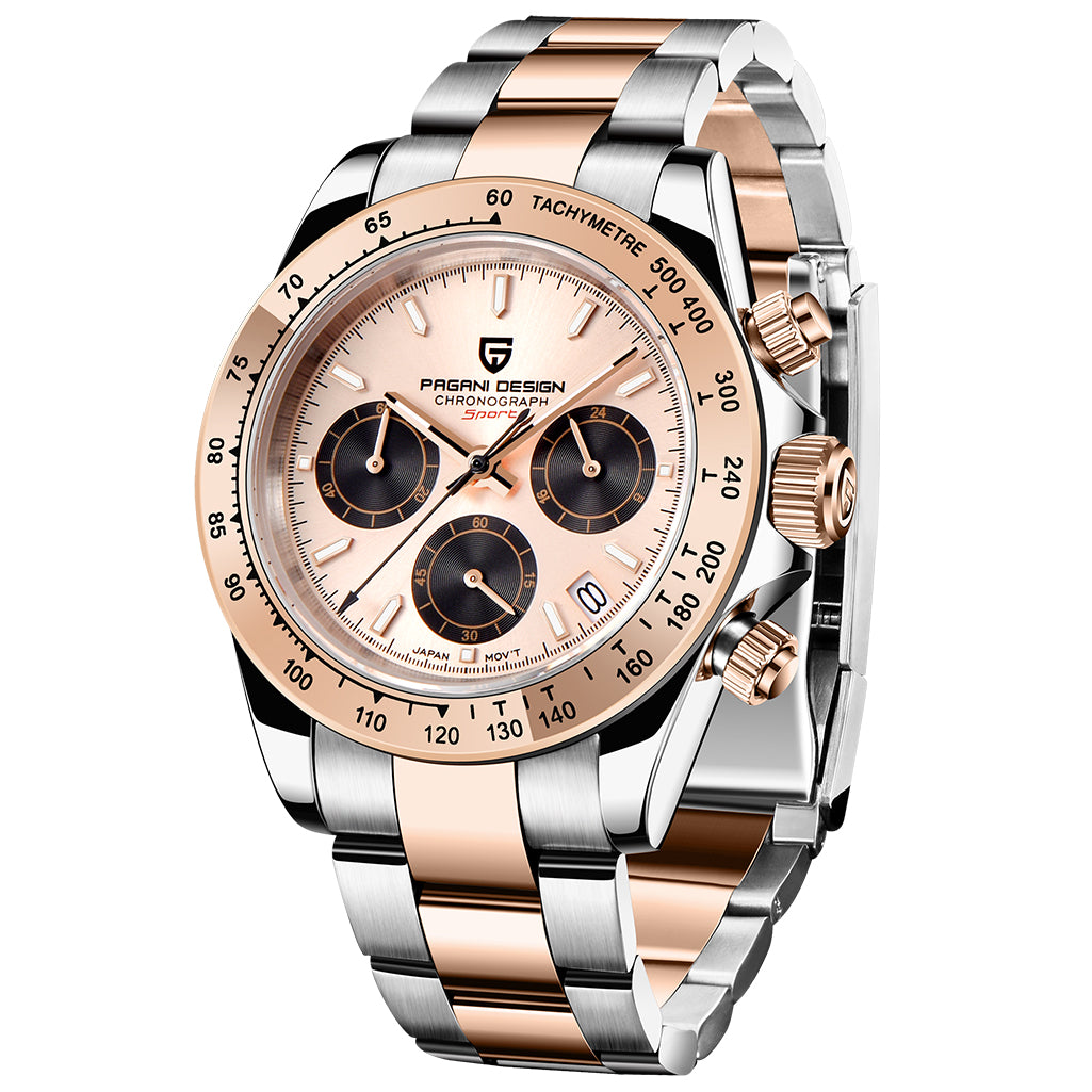 PAGANI DESIGN PD-1644 Chronograph Ceramic Bezel VK63 - variant