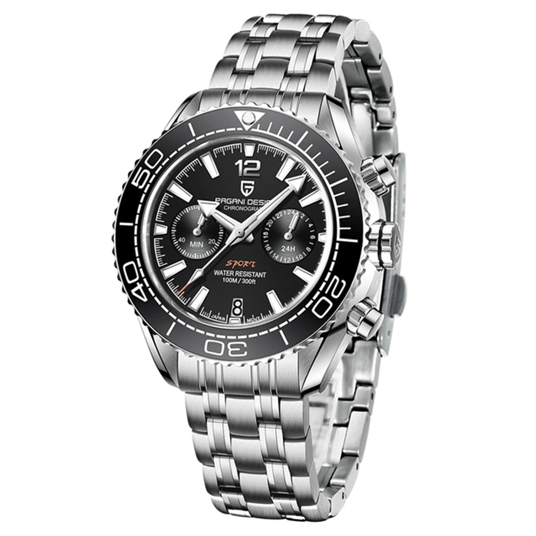 PAGANI DESIGN PD-1711 Chronograph Ceramic Bezel - variant