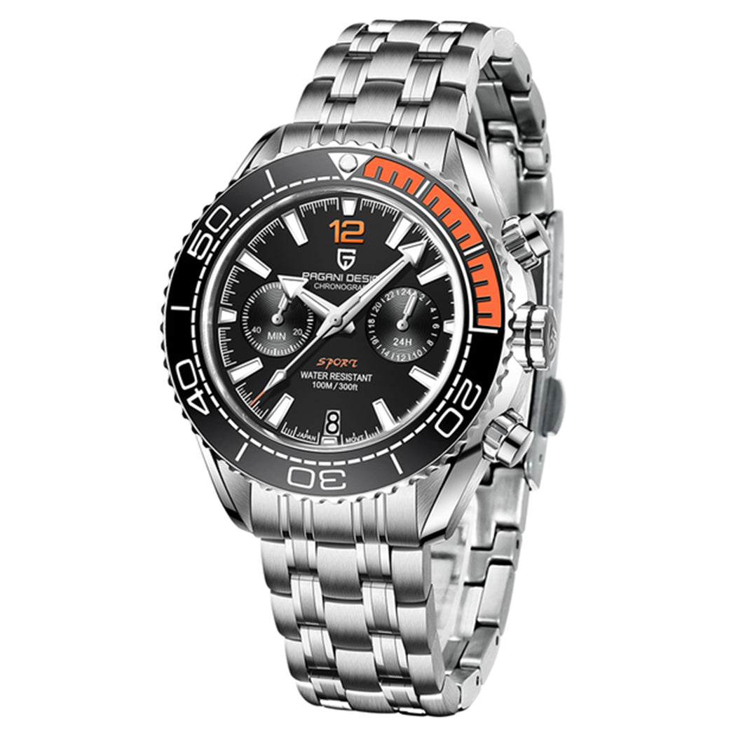 PAGANI DESIGN PD-1711 Chronograph Ceramic Bezel - variant