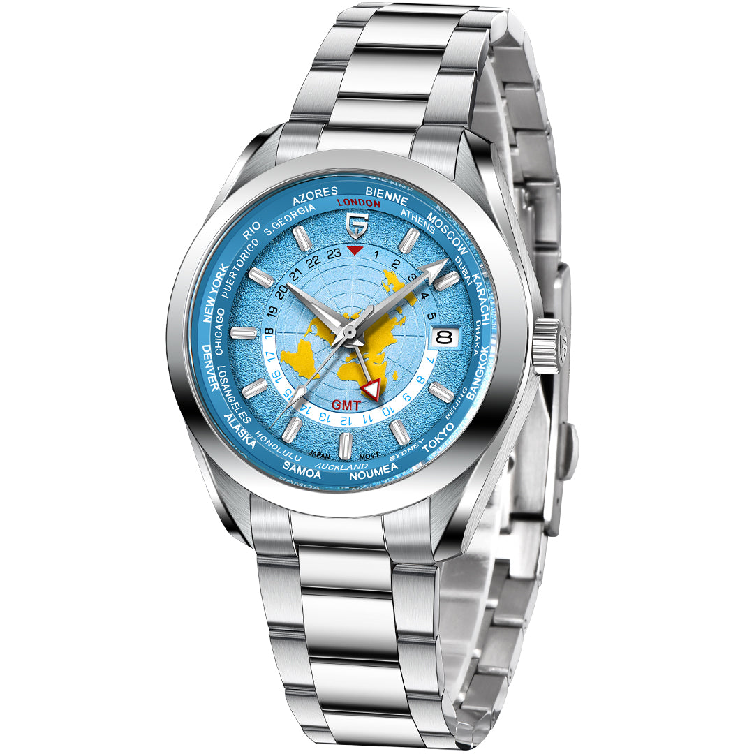GMT Watches | PAGANI DESIGN — Dual Timezone Automatic GMT Watches