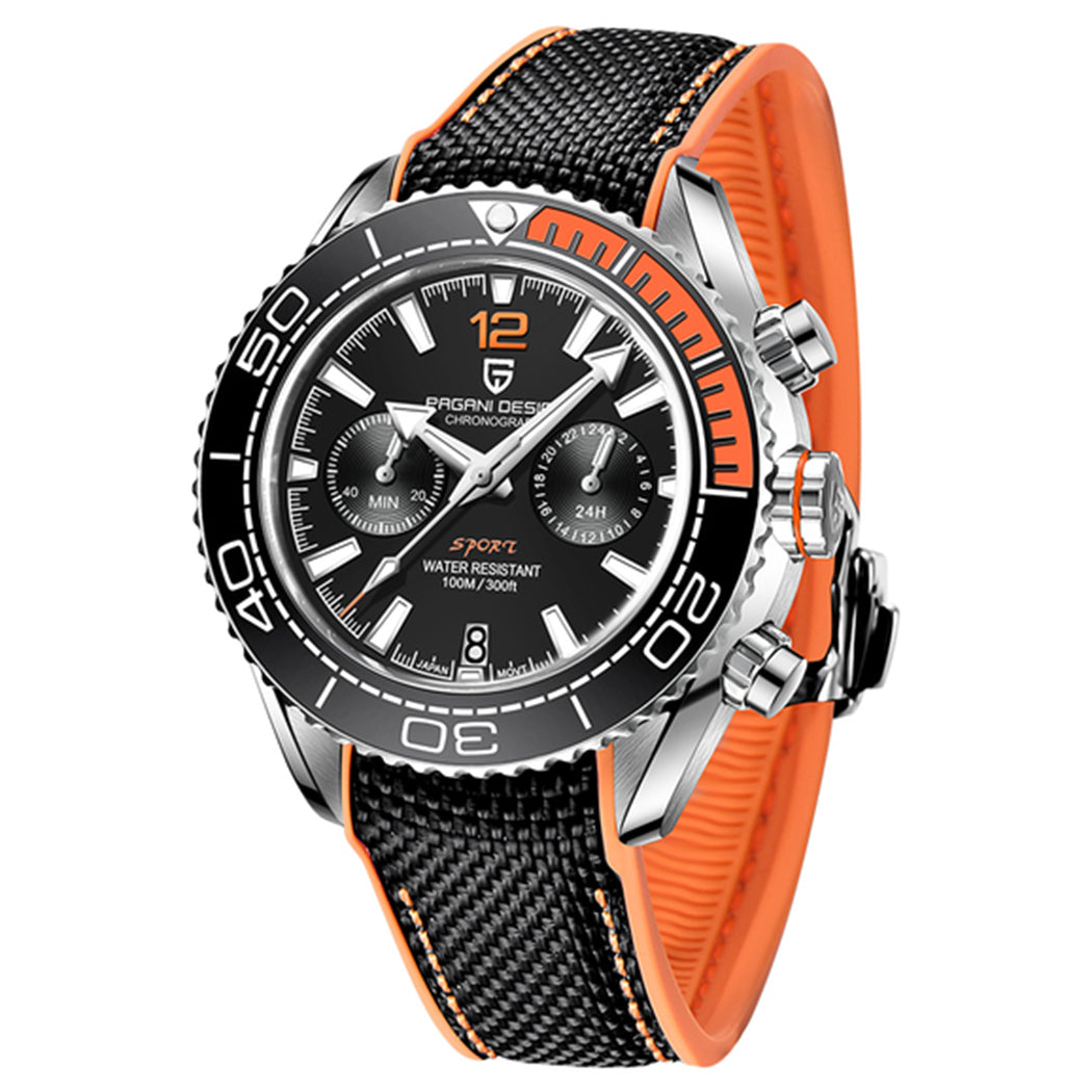 PAGANI DESIGN PD-1711 Chronograph Ceramic Bezel - variant