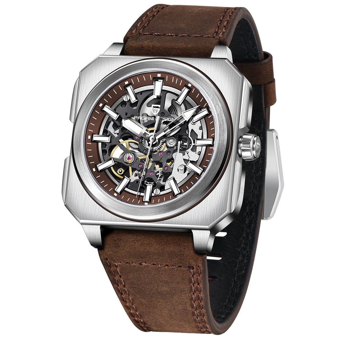 PAGANI DESIGN PD-1791 Skeleton Automatic Square 42mm - variant