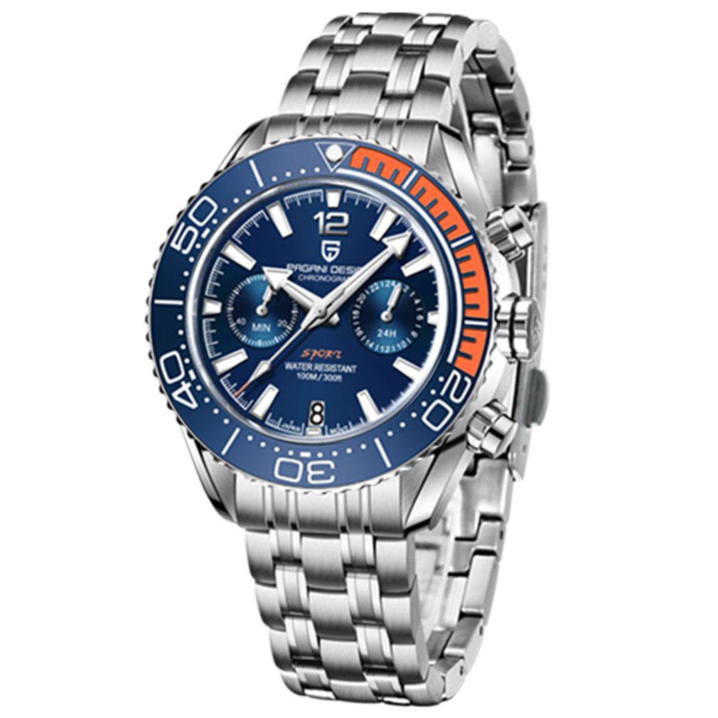 PAGANI DESIGN PD-1711 Chronograph Ceramic Bezel - variant