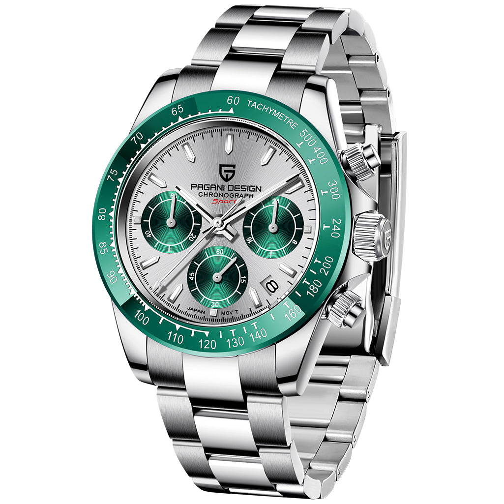 PAGANI DESIGN PD-1644 Chronograph Ceramic Bezel VK63 - variant