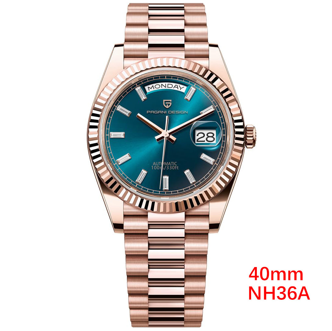 PAGANI DESIGN PD-1783 Automatic Rose Gold NH36A 40mm